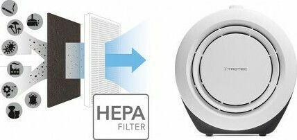 Trotec Airgoclean 10 E Ιονιστής / Καθαριστής Αέρα 45W για Χώρους 20m²