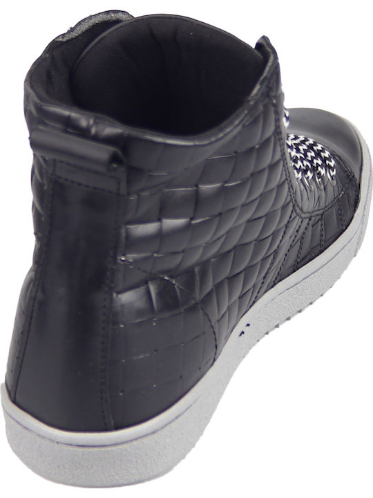 Leder Schwarz Herrenstiefel