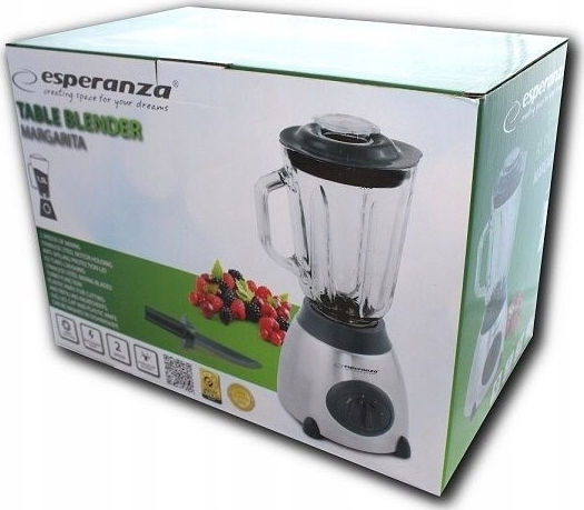 Esperanza Margarita Mixer mit Kunststoffkanne 1,5 l 500W Inox