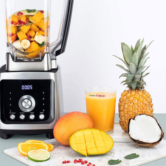 HKoenig MXH880 Μπλέντερ με Πλαστική Κανάτα 2 lt 2000W Inox