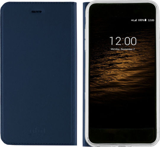 Idol 1991 Prime Magnet Книга Изкуствена кожа Син (Nokia 7.1)