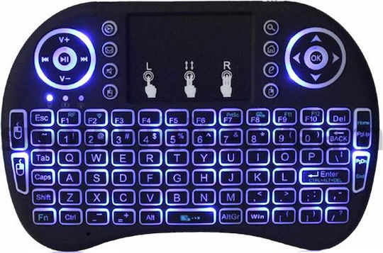 Element KB-750W Ασύρματο Πληκτρολόγιο με Touchpad Αγγλικό US
