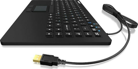 KeySonic KSK-5230 Tastatur mit Touchpad Englisch US