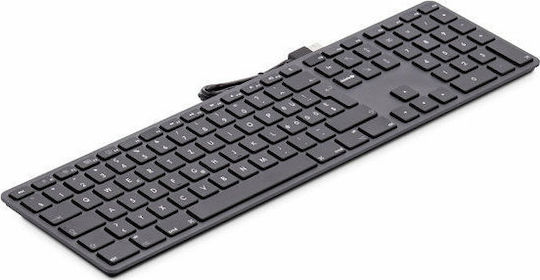 LMP KB-1243 Πληκτρολόγιο Αγγλικό UK Συμβατό με Mac Γκρι