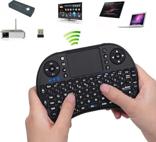 UKB-500 Fără fir Tastatură cu touchpad Greacă