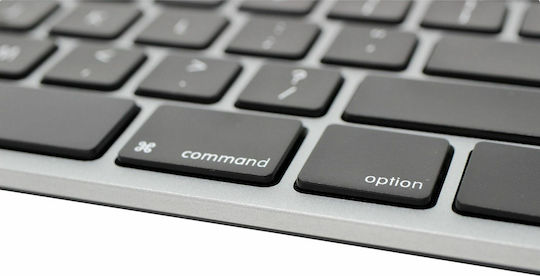 Matias Aluminum Tenkeyless Ασύρματο Bluetooth Πληκτρολόγιο Αγγλικό UK Συμβατό με Mac Γκρι