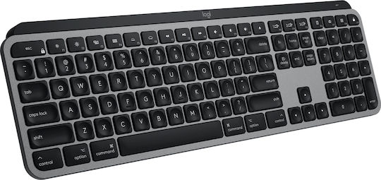 Logitech MX Keys for Mac Ασύρματο Bluetooth Πληκτρολόγιο Αγγλικό US Συμβατό με Mac Γκρι