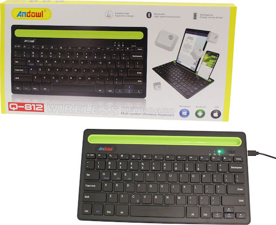 Andowl Q-812 Fără fir Bluetooth Doar tastatura Engleză US