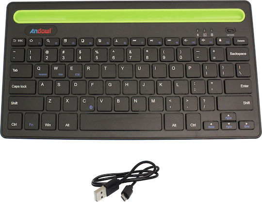 Andowl Q-812 Fără fir Bluetooth Doar tastatura Engleză US