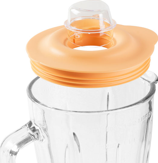Sencor Μπλέντερ με Γυάλινη Κανάτα 1.5 lt 600W Πορτοκαλί SBL 4370