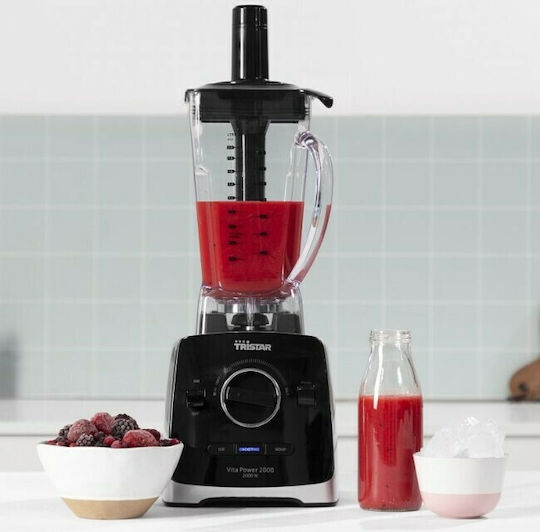 Tristar Blender With Plastic Jug 2 L 2000W Black BL-4473