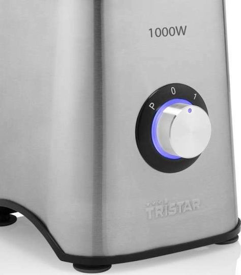 Tristar Μπλέντερ με Γυάλινη Κανάτα 1.5 lt 1000W Inox BL-4471