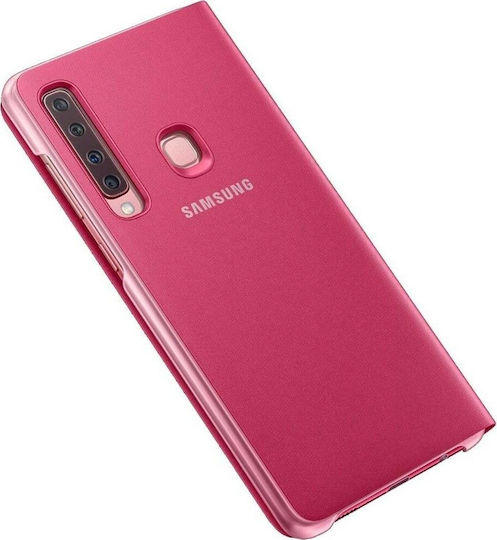 Samsung Buchen Sie Synthetisches Leder Rosa (Galaxy A9 2018)