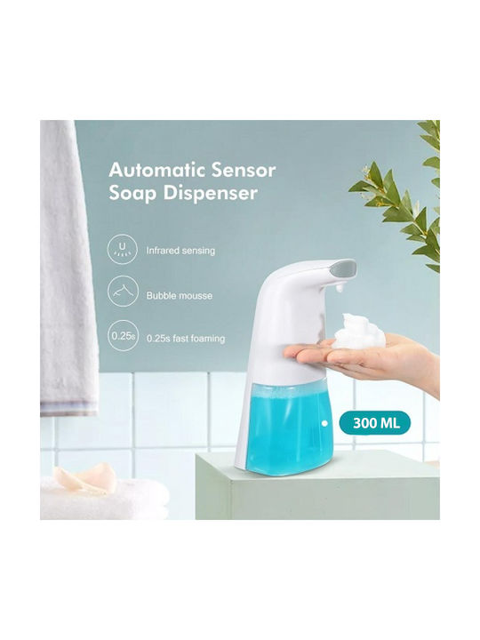 Factory Tabletop Automatic Plastic Foam Dispenser White 250ml