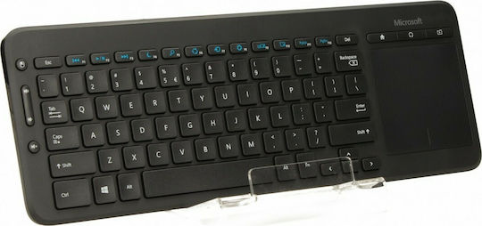 Microsoft All-in-One Media Keyboard Wireless Keyboard with Touchpad English UK