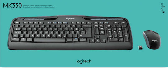 Logitech Wireless Combo MK330 Keyboard & Mouse Set English US