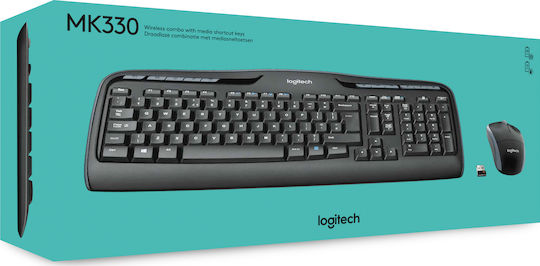 Logitech Wireless Combo MK330 Keyboard & Mouse Set English US