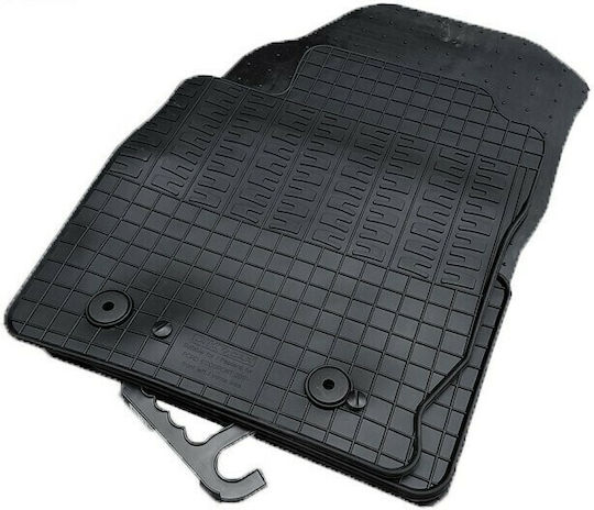 Cik Set of Front and Rear Mats 4pcs for Ford EcoSport 2017+ Black