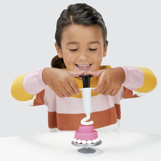 Hasbro Play-Doh Πλαστελίνη - Παιχνίδι Kitchen Creations Rising Cake Oven για 3+ Ετών, 5τμχ