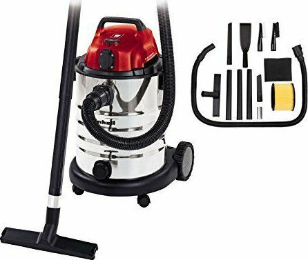 Einhell 1930 Staubsauger Flüssigkeiten / Feststoffe 1500W mit Edelstahl Behälter 30Es