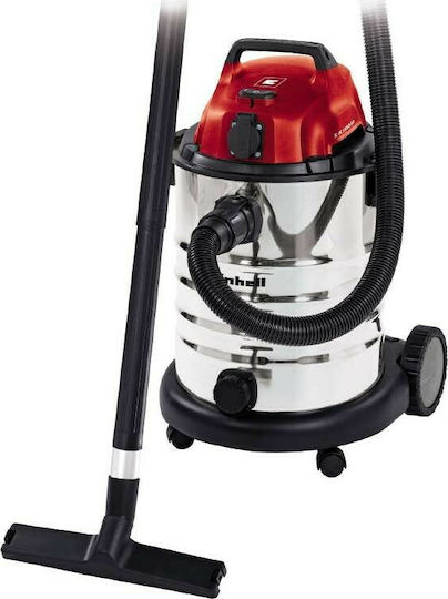 Einhell 1930 Staubsauger Flüssigkeiten / Feststoffe 1500W mit Edelstahl Behälter 30Es