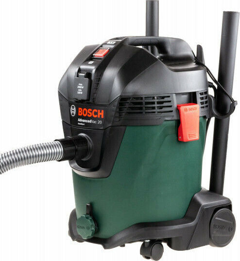 Bosch AdvancedVac 20 Vacuum Wet / Dry 1200W with Plastic Bin 20lt