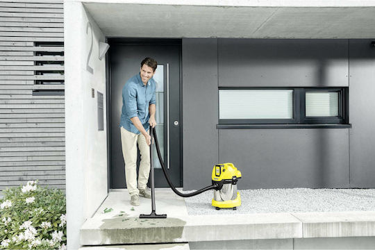 Karcher WD 3 Battery Premium Set Rechargeable Vacuum Wet / Dry with Stainless Bin 17lt