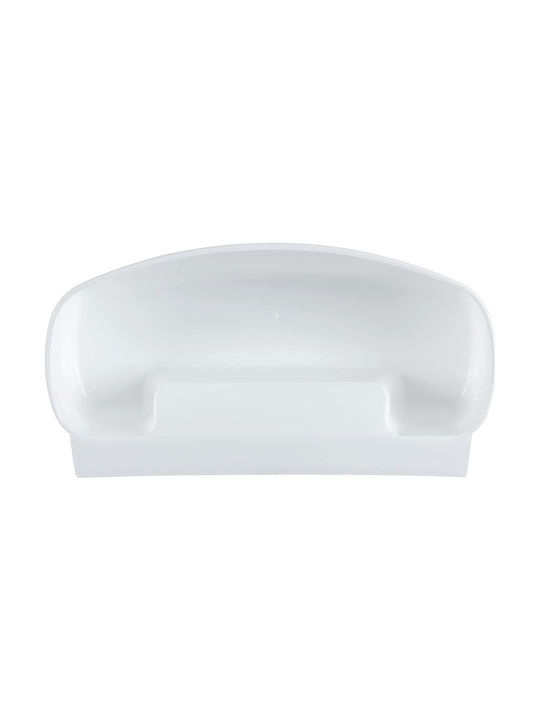 Wenko Coș De Gunoi Din Plastic Alb 5lt