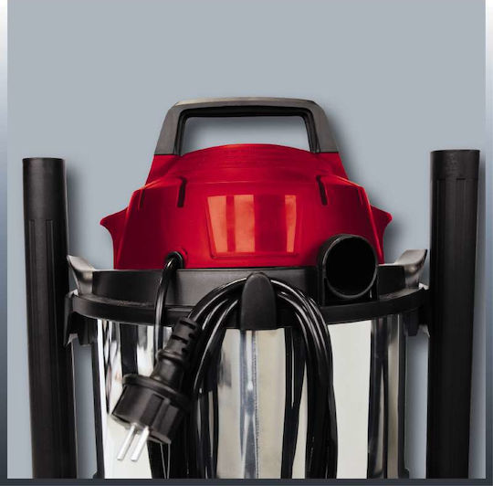 Einhell 1812 Staubsauger Flüssigkeiten / Feststoffe 1250W mit Kunststoff Behälter 12Es