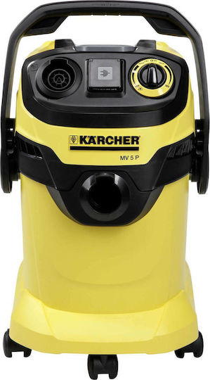 Karcher WD 5 P Σκούπα Υγρών / Στερεών 1100W με Πλαστικό Κάδο 25lt