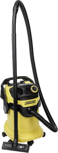 Karcher WD 5 P Σκούπα Υγρών / Στερεών 1100W με Πλαστικό Κάδο 25lt