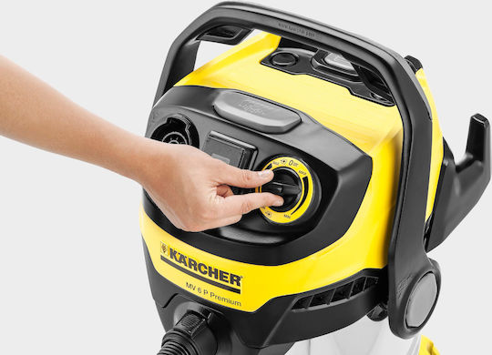 Karcher MV6 P Premium Vacuum Wet / Dry 1300W with Stainless Bin 30lt