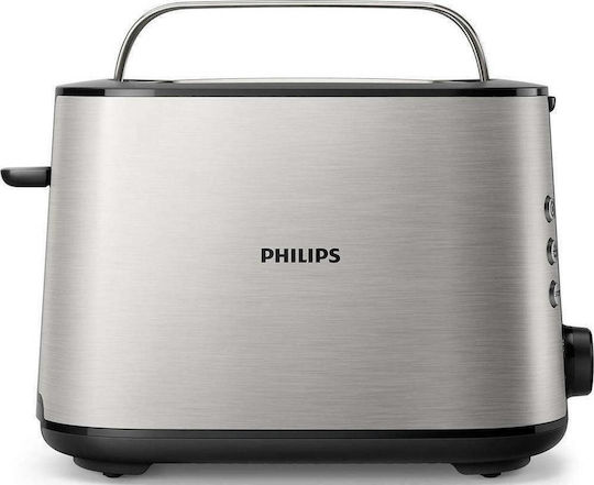 Philips Viva Collection Toaster 2 Slots 950W Inox