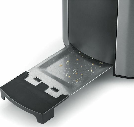 Severin AT 2589 Prăjitor de pâine 2 sloturi 800W Negru
