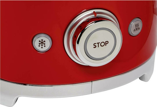 Smeg Toaster 2 Slots 950W Red
