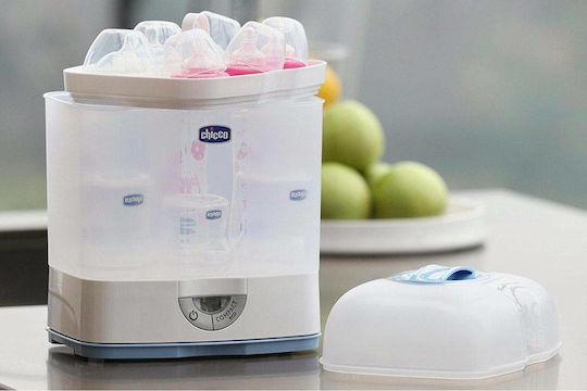 Chicco Electric Baby Sterilizer for Baby Bottles SterilNatural 2 in 1