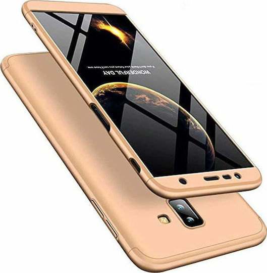 360 Full Cover Plastic Auriu (Galaxy J6+)
