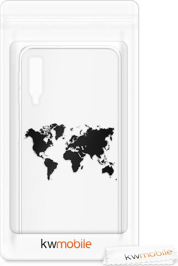 KWmobile Back Cover Σιλικόνης Μαύρο (Galaxy A7 2018)
