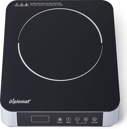 Diplomat DGC A1811 Countertop Burner Keramik Single Inox
