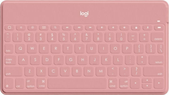 Logitech Keys-To-Go Fără fir Bluetooth Doar tastatura Engleză US Roz