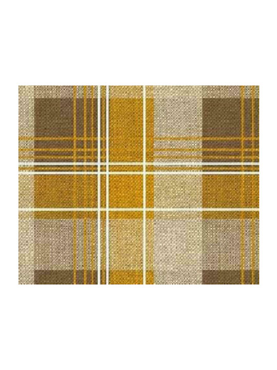 Mc Decor Кариран Устойчив на петна 185 Бежов 140x140бр