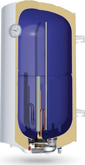 Nobel Θερμοσίφωνας 80lt Glass Κάθετος 4kW