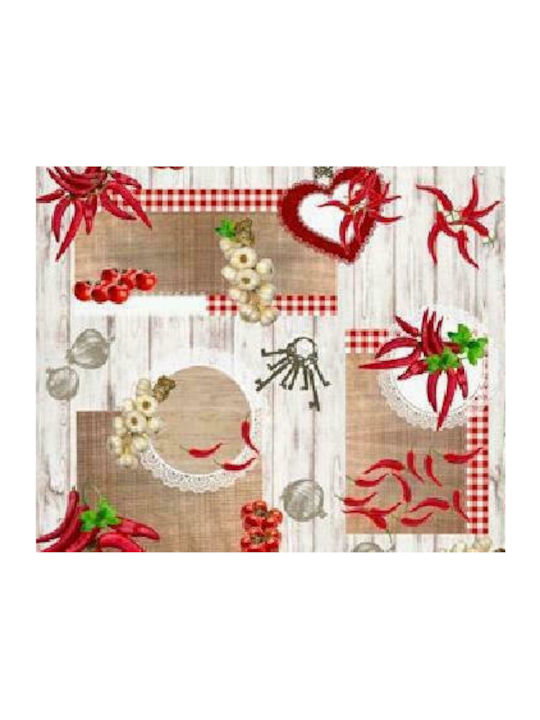 Mc Decor Fustă Pătrată Rezistent la pete 334 Multicolor 140x140cm