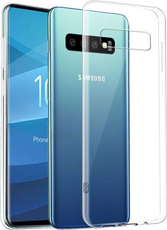 Umschlag Rückseite Silikon 0.3mm Transparent (Galaxy S10)