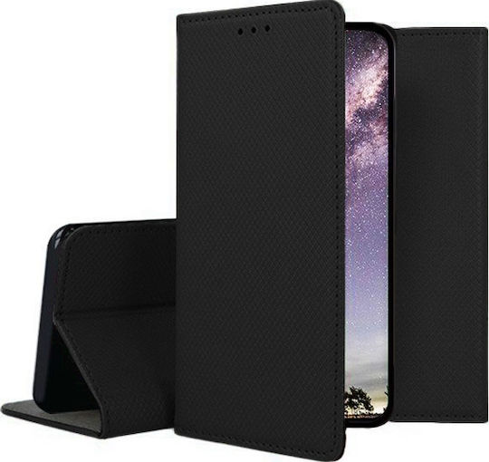 Book Δερματίνης Μαύρο (Galaxy A6 2018)