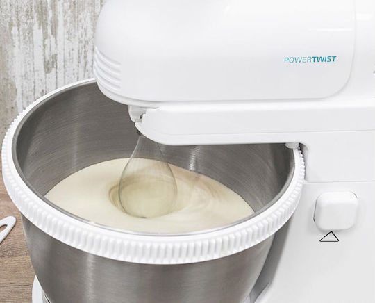 Cecotec PowerTwist 500 Steel Mixer with Inox Container 3.5lt 500W White
