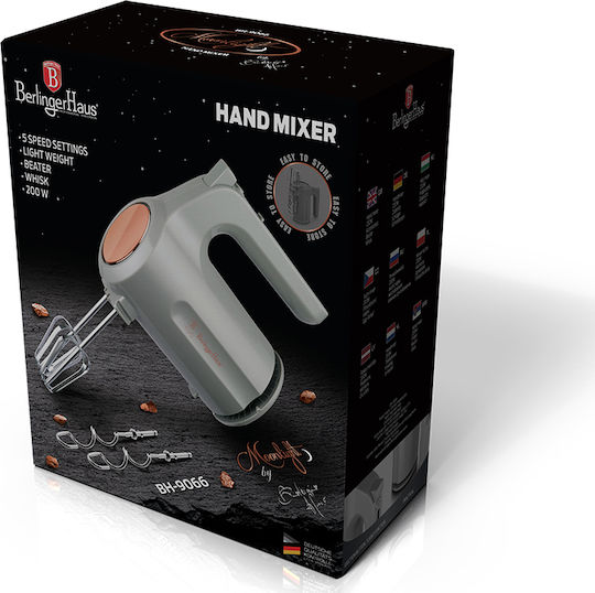 Berlinger Haus Mixer Handmixer 200W Gray