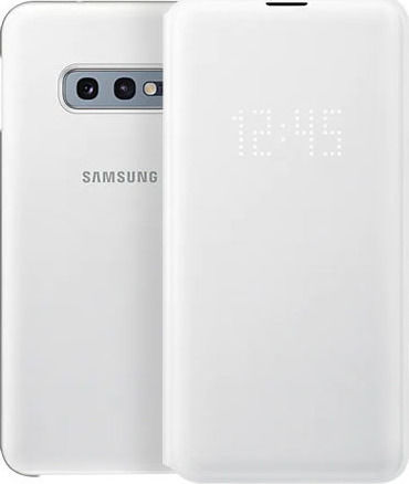 Samsung Led View Cover Книга Пластмаса Бял (Galaxy S10e)