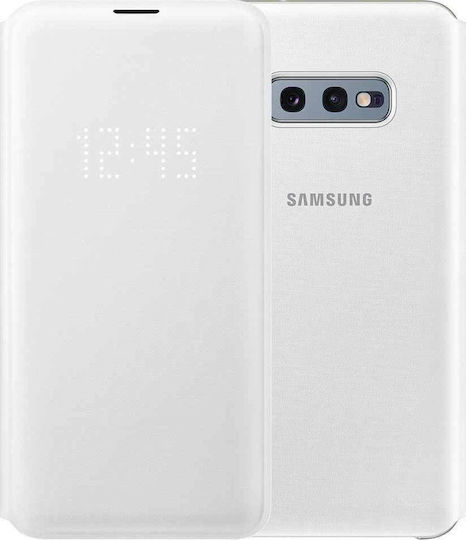 Samsung Led View Cover Книга Пластмаса Бял (Galaxy S10e)