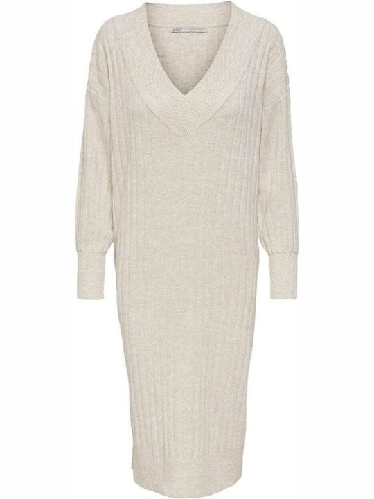 New Tessa Midi Dress Pum.stone Ecru